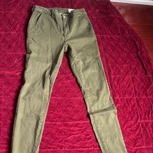 Olive Green Women's Pants